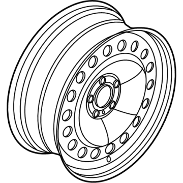 Ford M1PZ-1015-A Wheel, Spare