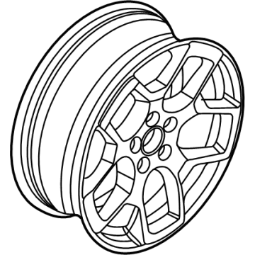 Ford M1PZ-1007-F Wheel, Alloy