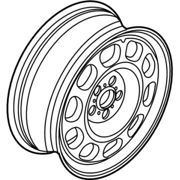 Ford M1PZ-1007-E Wheel, Alloy