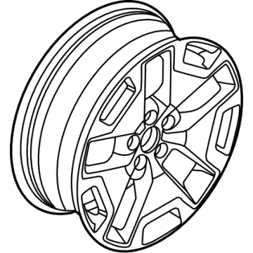 Ford M1PZ-1007-B Wheel, Alloy