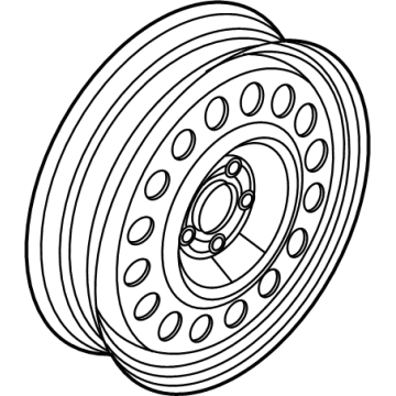 Ford CJ5Z-1015-B Wheel, Spare