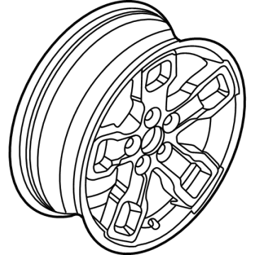 Ford M1PZ-1007-A Wheel, Alloy