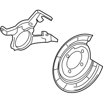 Mercury CL8Z-2B540-A Backing Plate