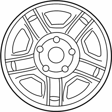 Ford 6L8Z-1015-C Wheel, Steel