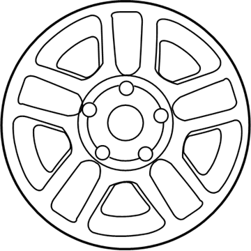 Ford YL8Z-1007-DA Wheel Assembly