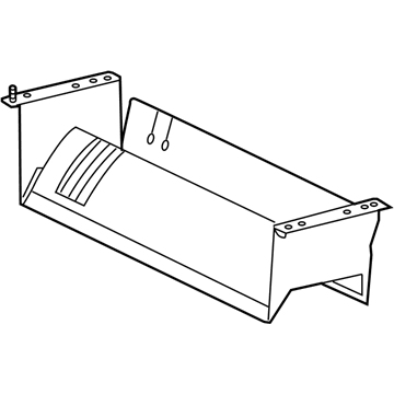 Ford XL2Z-8310-AA Lower Deflector