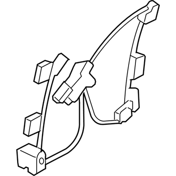 2009 Ford Mustang Window Regulator - 8R3Z-6323200-AA