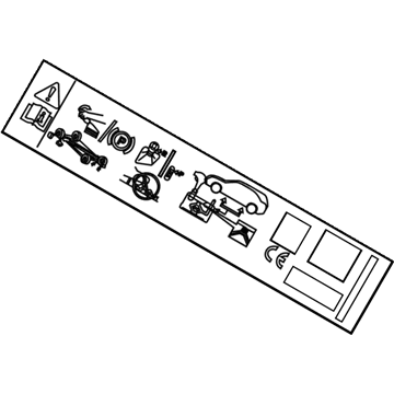 Ford LJ6Z-17A083-C Label