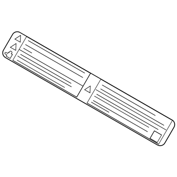 Ford HU5Z-14B218-B Battery Label