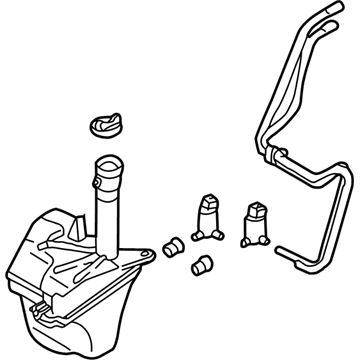 Ford 7L8Z-17618-A Reservoir Assembly