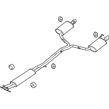 Lincoln MKZ Muffler - DP5Z-5230-B