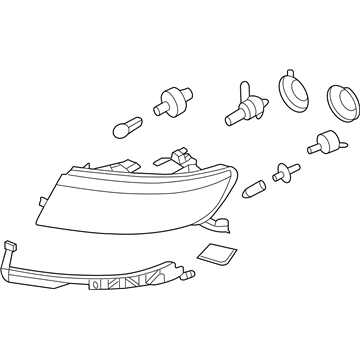 Lincoln 9H6Z-13008-G Headlamp Assembly