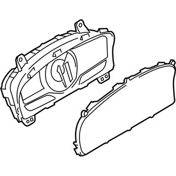 Lincoln BA1Z-10849-AA Cluster Assembly