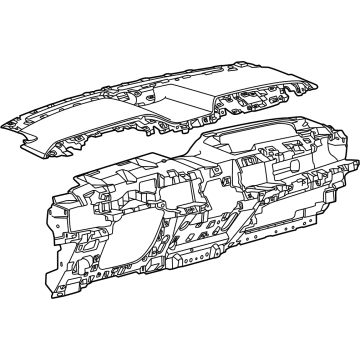 Ford LJ8Z-5804320-AA Instrument Panel