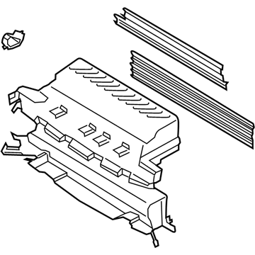 Ford CJ5Z-8475-C Radiator Shutter Assembly