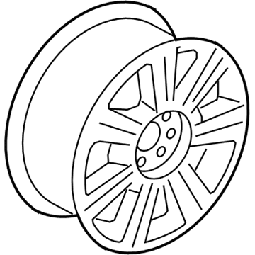 Lincoln 7L1Z-1007-C Wheel, Alloy