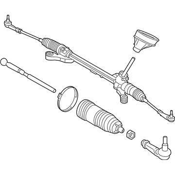 2016 Ford Fiesta Rack And Pinion - C1BZ-3504-M