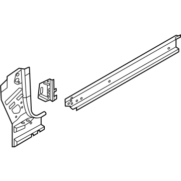 Ford LX6Z-7810110-G Hinge Pillar Reinforcement