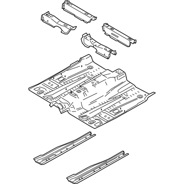 Lincoln F2GZ-5811135-A Front Floor Pan