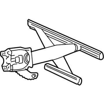 Ford 5F1Z-5423200-AA Regulator - Window - Less Motor