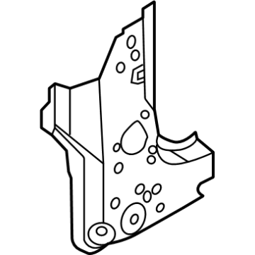 Ford LJ9Z-5802038-A Inner Hinge Pillar