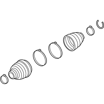 Lincoln 7T4Z-3A331-B Boot Kit