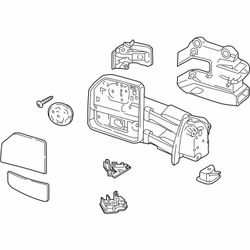 Ford JL3Z-17683-F MIRROR Assembly - REAR VIEW OUTER