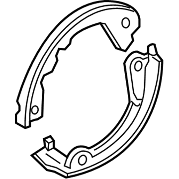 2020 Ford Mustang Parking Brake Shoe - FR3Z-2648-A