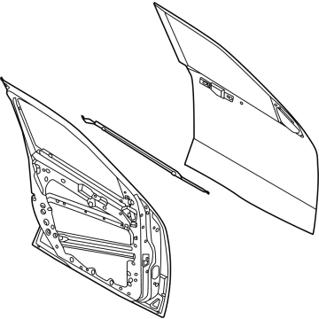 Ford NZ6Z-2620124-A Door Shell