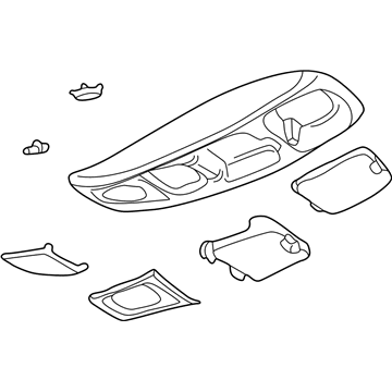 Lincoln 2C5Z-78519A70-BAA Overhead Console