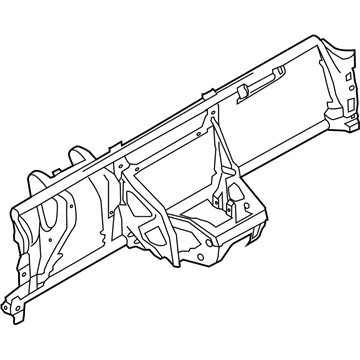 Ford FJ5Z-5804545-A Reinforcement Beam