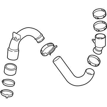 Ford F2GZ-6F073-F Outlet Tube