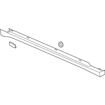 Lincoln DP5Z-5410176-A Rocker Molding