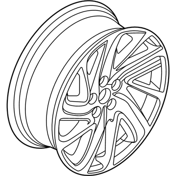 Lincoln LC5Z-1007-A Wheel, Alloy