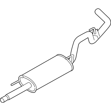 Ford BL3Z-5230-B Muffler