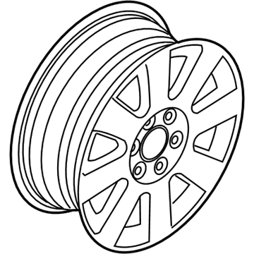 Lincoln 8H6Z-1007-A Wheel, Alloy