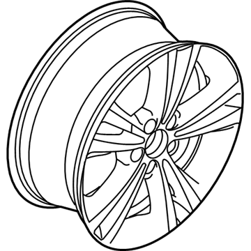 Lincoln AH6Z-1007-A Wheel, Alloy