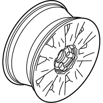 Ford 9H6Z-1007-B Wheel Assembly