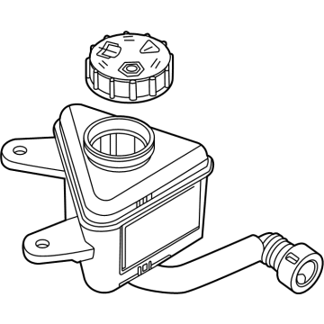 2022 Lincoln Aviator Brake Master Cylinder Reservoir - L1MZ-2K478-A