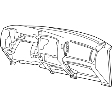 Ford XL5Z-1004320-BAA Instrument Panel