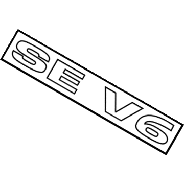 Ford 6E5Z-5442528-D Nameplate