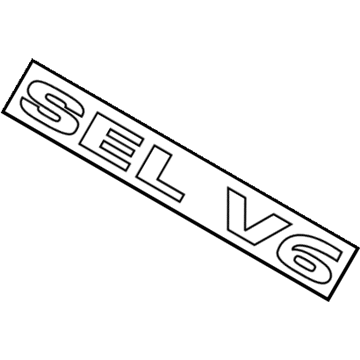 Ford 6E5Z-5442528-E Nameplate