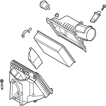 Ford LC3Z-9600-G Air Cleaner Assembly