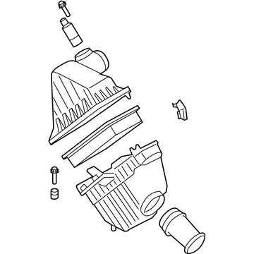 Mercury 6F9Z-9600-AB Air Cleaner Assembly