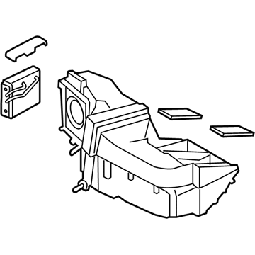 Mercury 6F2Z-19B555-FA Evaporator Assembly