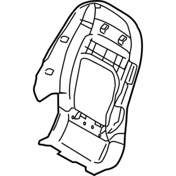 Lincoln DS7Z-5460762-A Seat Back Panel