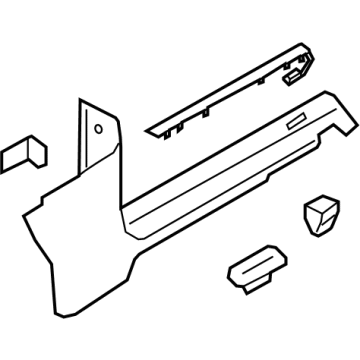 Lincoln LC5Z-7813208-AA Front Sill Plate