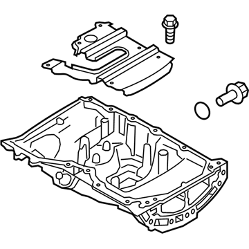 Ford 1S7Z-6675-D Oil Pan