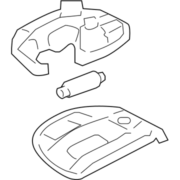 Ford YF1Z-13776-CA Dome Lamp Assembly