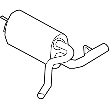 Ford KV6Z-5230-B Rear Muffler